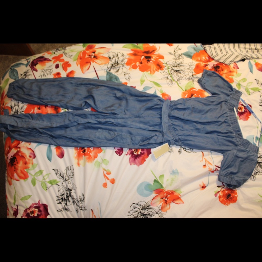 Micheal Kors Blue Jumpsuit